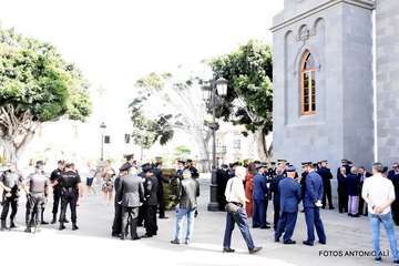 La Policía Nacional celebra en Telde la festividad de los Santos Ángeles Custodios (Foto TA)
